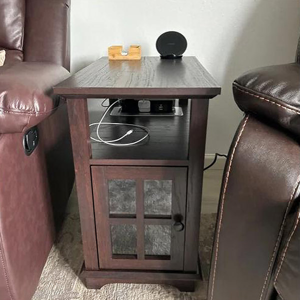 Red Barrel Studio® Roseannah 23.6" Tall Nightstands with Storage and